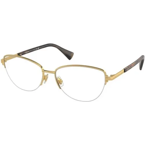 Gold Frame Sunglasses Ra6059 9004 , unisex, Sizes: 55 MM - Ralph Lauren - Modalova