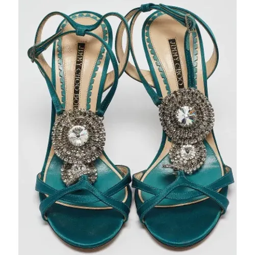 Pre-owned Satin sandals - Jimmy Choo Pre-owned - Modalova