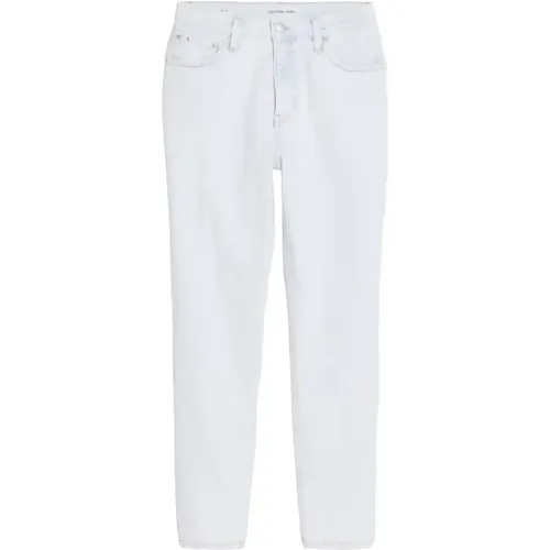 Classic Straight Fit Denim Jeans , female, Sizes: W26 - Calvin Klein Jeans - Modalova