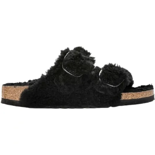 Arizona Big Buckle Shearling Sandals , female, Sizes: 3 UK - Birkenstock - Modalova