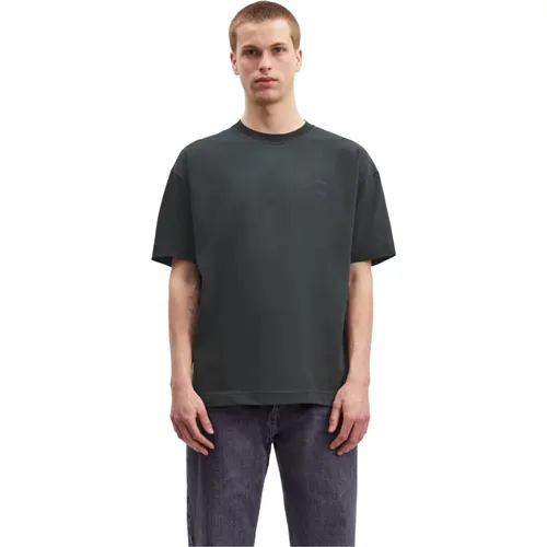 Joel Bio-Baumwoll T-Shirt mit Kontrastdruck - Samsøe Samsøe - Modalova