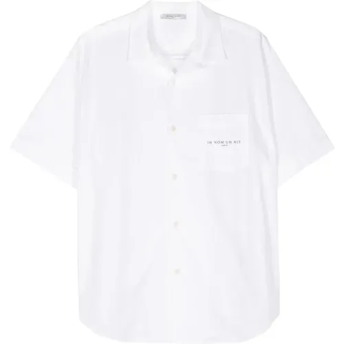 Cotton Bowling Shirt , male, Sizes: L, XL, M - IH NOM UH NIT - Modalova