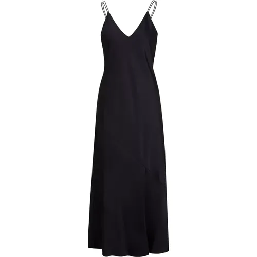 Fließendes Midi-Kleid mit Doppelträgern , Damen, Größe: M - Marc Cain - Modalova