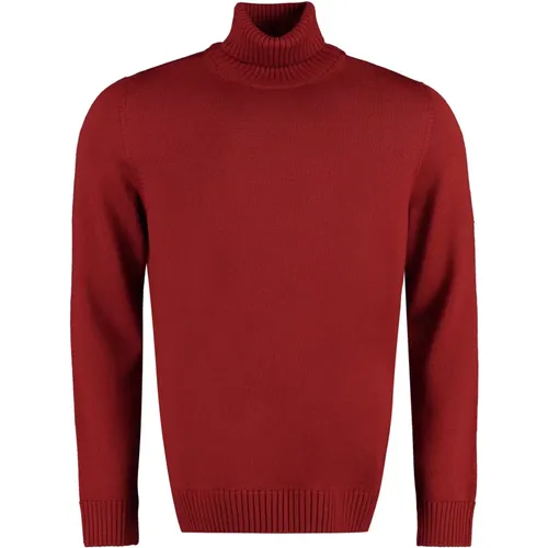 Turtleneck merino wool sweater , male, Sizes: L, S, M - Drumohr - Modalova