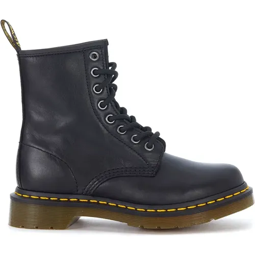 Anfibio Leather Boots with Chunky Sole , female, Sizes: 7 UK, 5 UK, 8 UK, 4 UK, 3 UK, 6 UK - Dr. Martens - Modalova