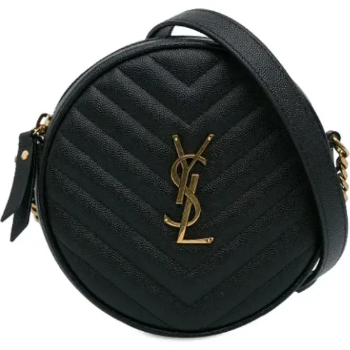 Pre-owned Leather shoulder-bags , female, Sizes: ONE SIZE - Yves Saint Laurent Vintage - Modalova