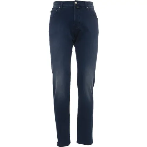 Slim Fit Jeans, Model 5 Passepassanti , male, Sizes: W31 - Jacob Cohën - Modalova