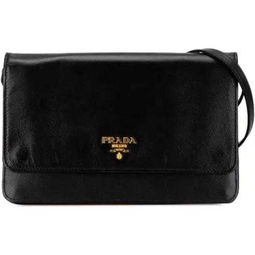 Pre-owned Leather crossbody-bags , female, Sizes: ONE SIZE - Prada Vintage - Modalova