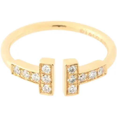 Pre-owned Gold rings , female, Sizes: ONE SIZE - Tiffany & Co. Pre-owned - Modalova