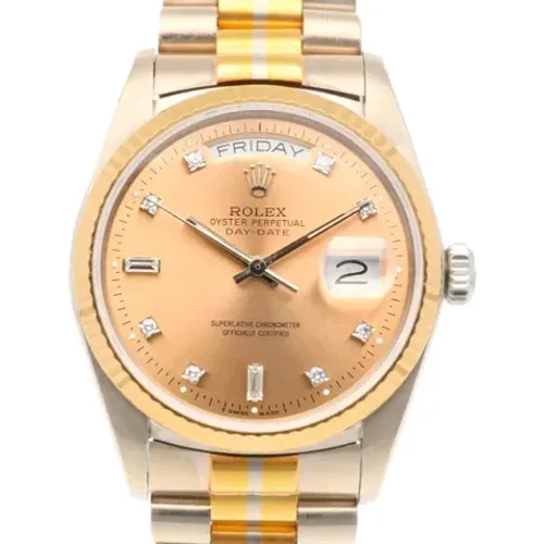 Pre-owned White Gold watches , female, Sizes: ONE SIZE - Rolex Vintage - Modalova