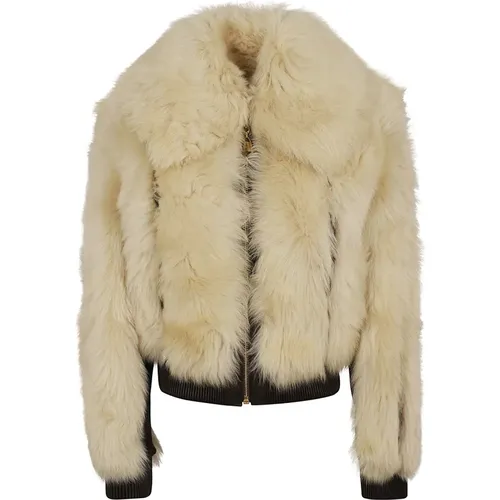 Luxurious Faux Fur Shearling Coat , female, Sizes: S - Zimmermann - Modalova