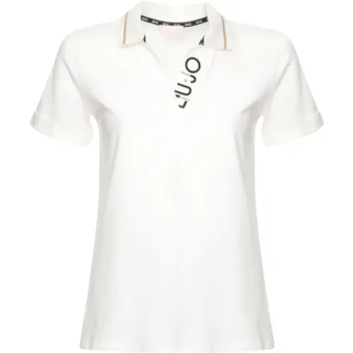 Classic Polo Shirt , female, Sizes: M, XL - Liu Jo - Modalova