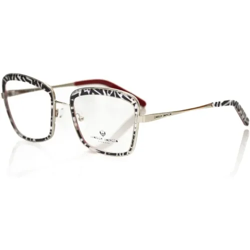 Quadratische Brille mit Zebra-Muster - Frankie Morello - Modalova