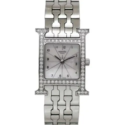 Pre-owned Stainless Steel watches , female, Sizes: ONE SIZE - Hermès Vintage - Modalova