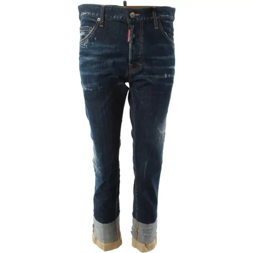 Cool Guy Cropped Jeans for Men , male, Sizes: XS - Dsquared2 - Modalova