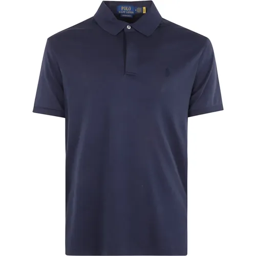 Herrenbekleidung T-Shirts & Polos Blau Noos , Herren, Größe: L - Ralph Lauren - Modalova