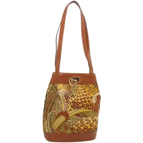 Pre-owned Cotton shoulder-bags , female, Sizes: ONE SIZE - Salvatore Ferragamo Pre-owned - Modalova