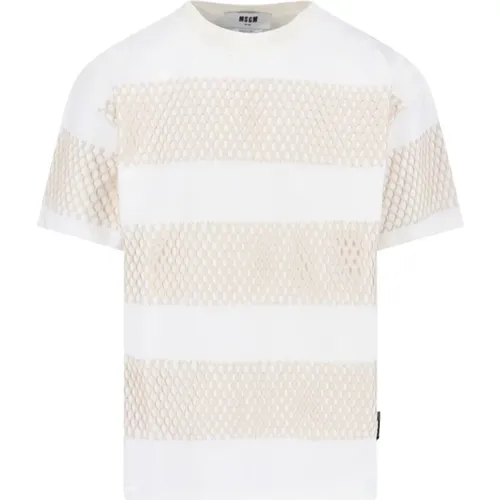 T-Shirts , male, Sizes: XS - Msgm - Modalova