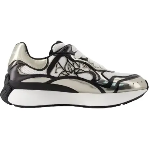 Pre-owned Leather sneakers , male, Sizes: 8 UK - Alexander McQueen Pre-owned - Modalova