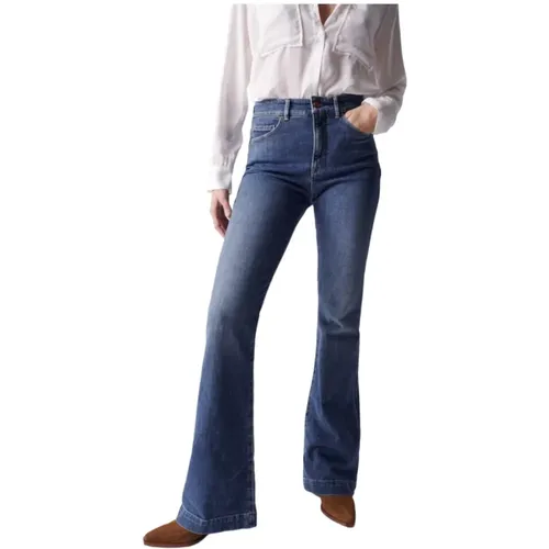 Faith Flare Push In Jeans , Damen, Größe: W25 L34 - Salsa - Modalova