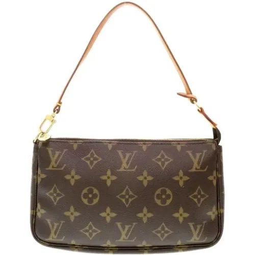 Pre-owned Canvas clutches , female, Sizes: ONE SIZE - Louis Vuitton Vintage - Modalova