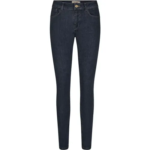 Schmal geschnittene Jeans , Damen, Größe: W24 - MOS MOSH - Modalova