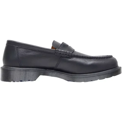 Leder Penny Strap Loafers , Herren, Größe: 43 EU - Dr. Martens - Modalova