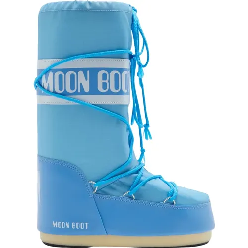 Hohe ikonische Nylonstiefel - Alaskan , Damen, Größe: 35 EU - moon boot - Modalova
