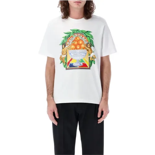 Triomphe dorange T-Shirt , male, Sizes: 2XL, XL - Casablanca - Modalova