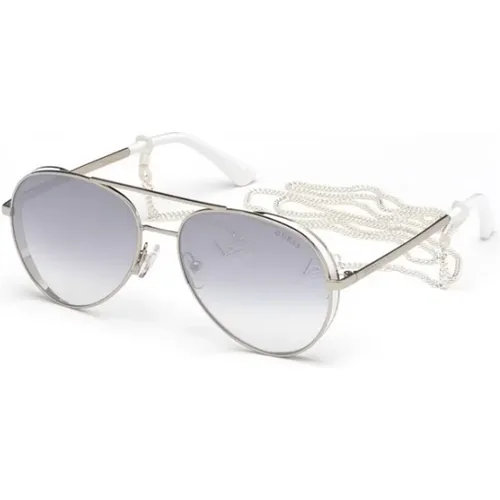 Stylish Grey Sunglasses for Elevated Style , unisex, Sizes: 58 MM - Guess - Modalova
