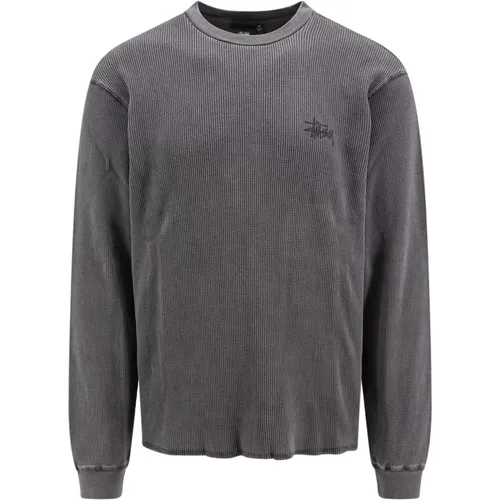 Baumwoll-Sweatshirt mit Frontlogo - Stüssy - Modalova