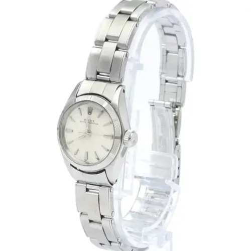 Pre-owned Stainless Steel watches , female, Sizes: ONE SIZE - Rolex Vintage - Modalova