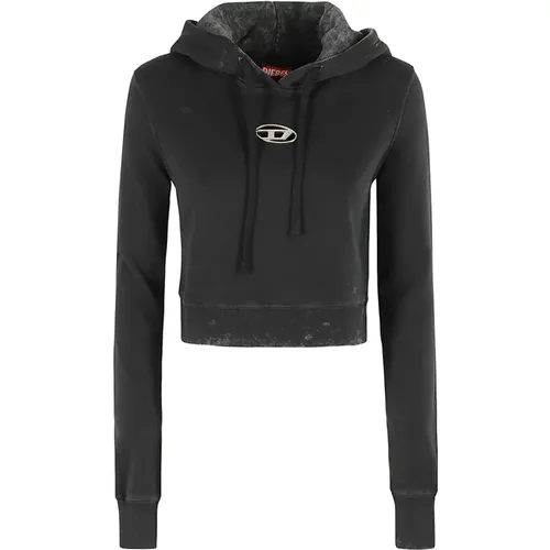 Slim Hooded Jacket , Damen, Größe: M - Diesel - Modalova