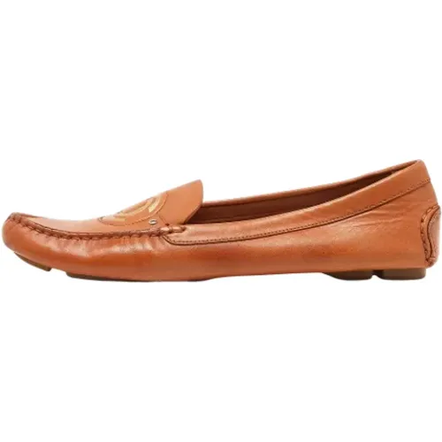 Pre-owned Leather flats , female, Sizes: 4 UK - Dior Vintage - Modalova