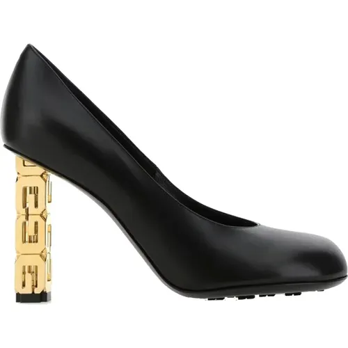 Leather Logo Heel Pumps , female, Sizes: 7 UK - Givenchy - Modalova