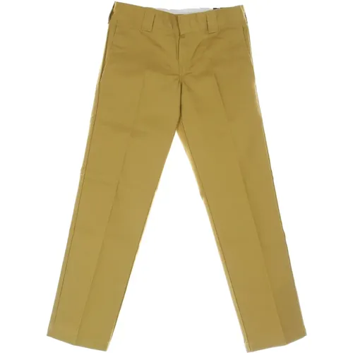 Slim Straight Work Pants Bronze Mist , male, Sizes: W36 L32 - Dickies - Modalova