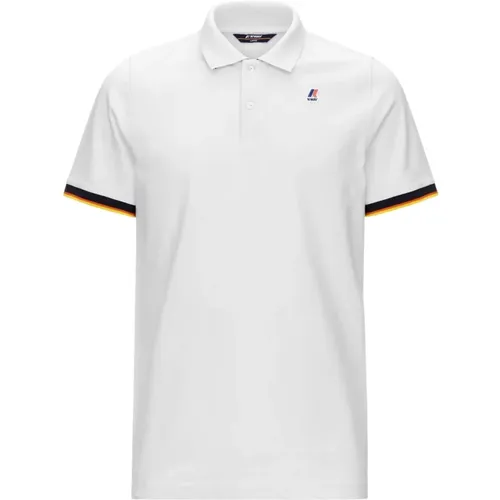 Vincent Contrast Stretch Polo Shirt , Herren, Größe: L - K-way - Modalova