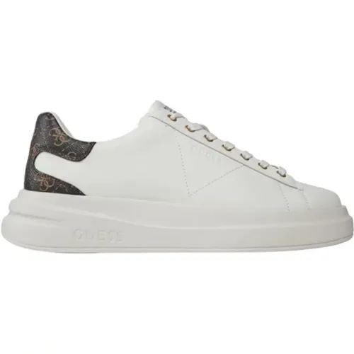 Weiße Herren Sneakers Stilvoll und Sportlich , Herren, Größe: 42 EU - Guess - Modalova