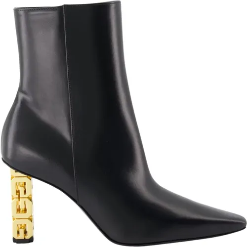 G-Cube Leather Ankle Boots , female, Sizes: 7 UK, 3 UK, 4 UK - Givenchy - Modalova