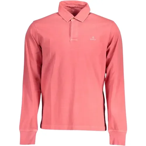 Elees Langarm-Poloshirt in Rosa - Gant - Modalova