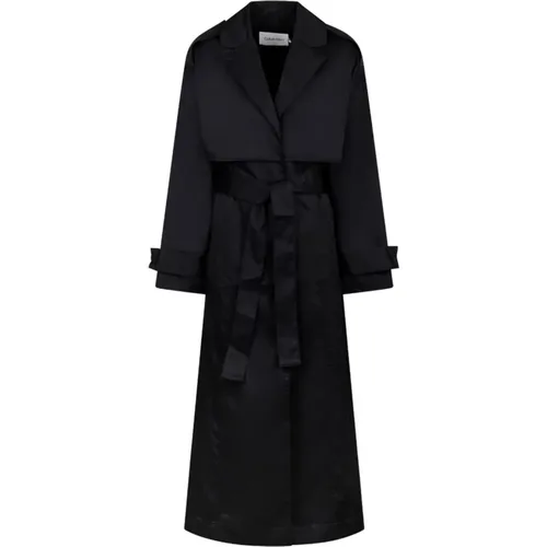 Oversized Trench Coat , female, Sizes: M, XS - Calvin Klein - Modalova