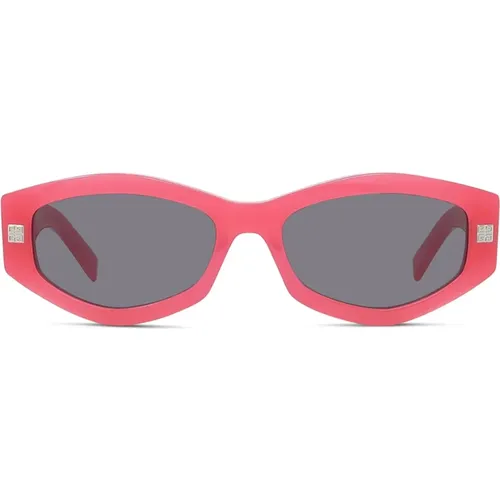 Glänzende Fuchsia Cat-Eye Sonnenbrille , Damen, Größe: 54 MM - Givenchy - Modalova