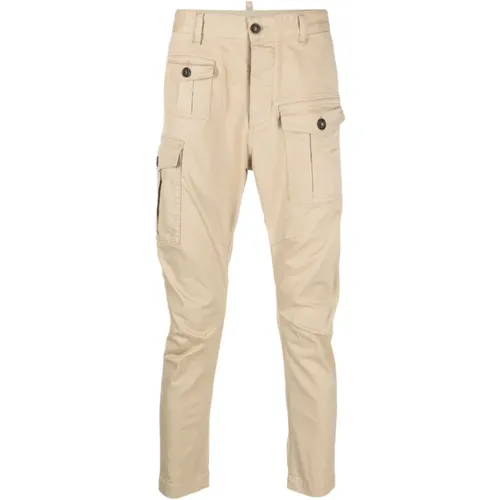 Cargo Stil Beige Hose Dsquared2 - Dsquared2 - Modalova