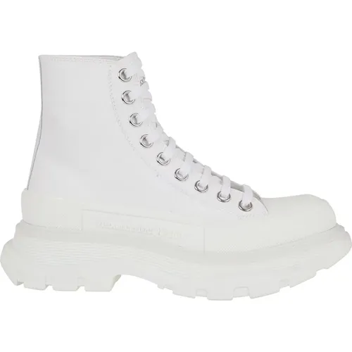 Canvas Tread Silck Ankle Boot , female, Sizes: 9 UK, 10 UK, 8 1/2 UK, 7 1/2 UK, 9 1/2 UK, 7 UK - alexander mcqueen - Modalova