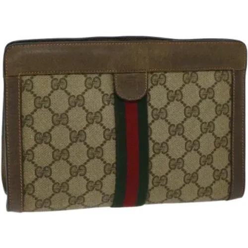 Pre-owned Leder clutches - Gucci Vintage - Modalova