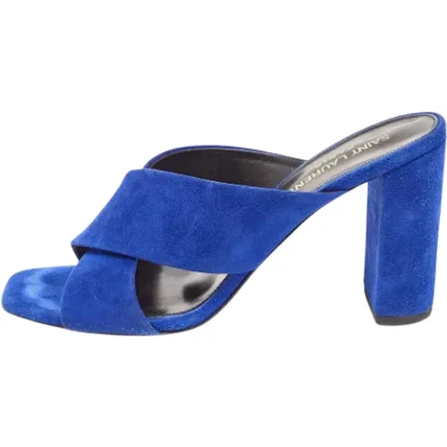 Pre-owned Suede sandals , female, Sizes: 5 UK - Yves Saint Laurent Vintage - Modalova