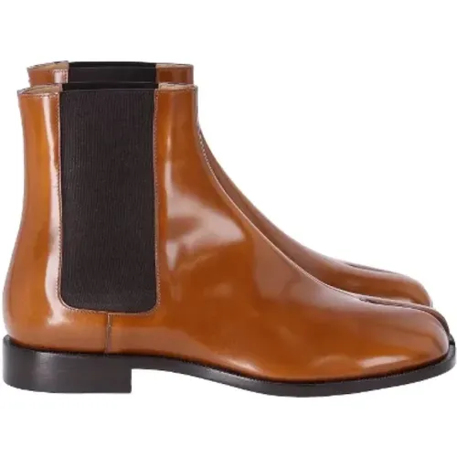 Pre-owned Leather boots , female, Sizes: 12 UK - Maison Margiela Pre-owned - Modalova