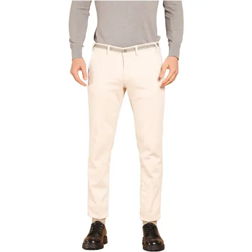 Slim Fit Satin Plüsch Chino Hose - Mason's - Modalova