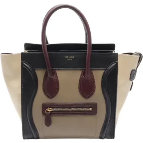 Pre-owned Leather celine-bags , female, Sizes: ONE SIZE - Celine Vintage - Modalova