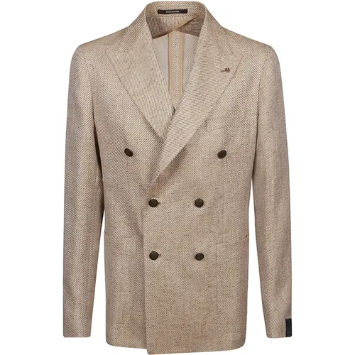Formal Blazer Jacket , male, Sizes: 2XL - Tagliatore - Modalova